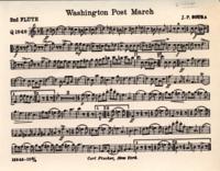 Washington Post March Sheet Music