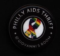 Philly Aids Thrift pin