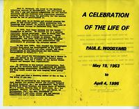 Paul E. Woodyard Memorial Program