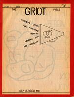 The Griot Press, v. 1, no. 5 (September 1992)