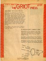 The Griot Press, v. 2 [3], no. 4 [3] (September 1994)