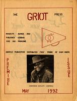 The Griot Press, [v. 1, no. 1] (May 1992)