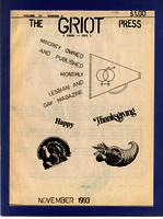 The Griot Press, v. 2, no. 5 (November 1993)