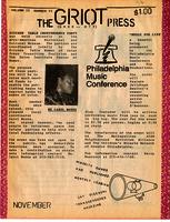 The Griot Press, v. 2 [3], no. 6 [5] (November 1994)