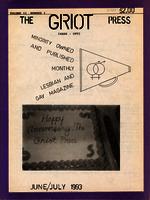 The Griot Press, v. 2, no. 1 (June/July 1993)