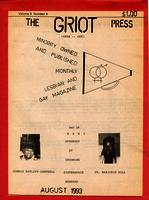 The Griot Press, v. 2, no. 2 (August 1993)